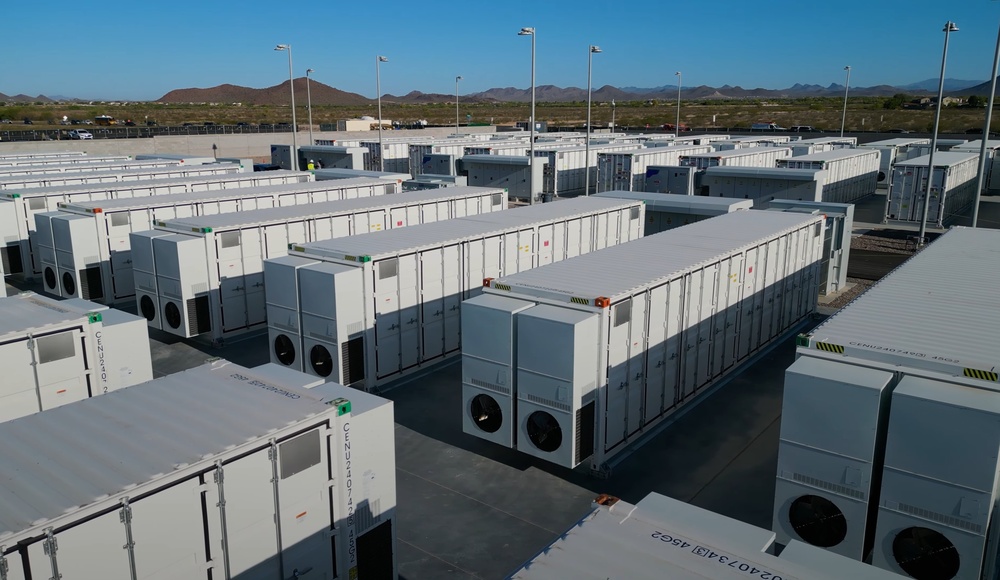 Renewable energy infrastructure supporting a modern development