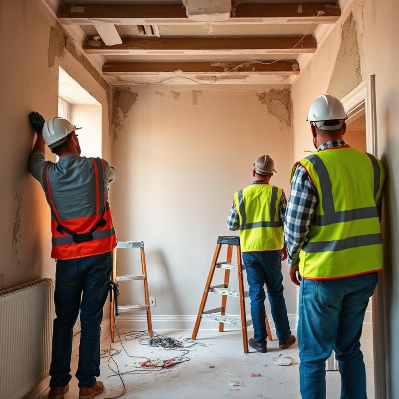 Home extension and structural works in progress